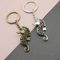 Zinc Alloy Seahorse Keychain Ocean Bag Charm Gift view 1