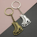 Zinc Alloy Ice Skate Keychain Bag Charm Gift view 1