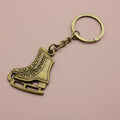 Zinc Alloy Ice Skate Keychain Bag Charm Gift view 6