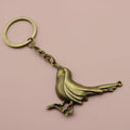 Metal Flying Bird Keychain For Bag Charm Gift view 4