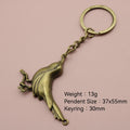 Metal Flying Bird Keychain For Bag Charm Gift view 2