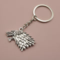 Zinc Alloy Wolf Head Keychain Car Key Ring Gift view 3