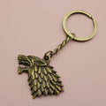 Zinc Alloy Wolf Head Keychain Car Key Ring Gift view 6