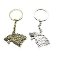 Zinc Alloy Wolf Head Keychain Car Key Ring Gift view 5