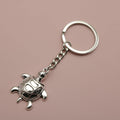 Zinc Alloy Minimalist Turtle Keychain Bag Charm Gift view 4