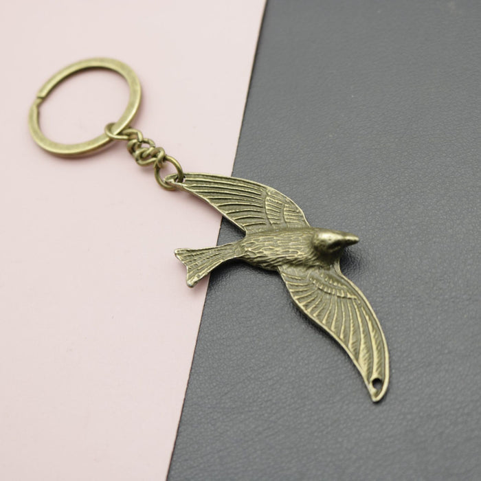 Metal Flying Bird Keychain Bag Charm (2085)
