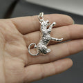 Zinc Alloy Leopard Shape Keychain Bag Charm Gift view 4