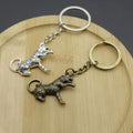 Zinc Alloy Leopard Shape Keychain Bag Charm Gift view 3