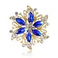Alloy Rhinestone Flower Brooch Pin For Womens Clothing Hats And Accessories view 5
