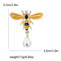Creative Alloy Bee Pendant Brooch For High End Garment Accessories view 4