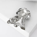 Alloy Rhinestone Black White Dog Brooch Pin For Formal Wear view 3
