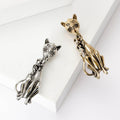 Alloy Enamel Cat Brooch Pin For Suits Dresses And Apparel view 1
