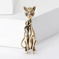 Alloy Enamel Cat Brooch Pin For Suits Dresses And Apparel view 2