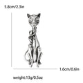 Alloy Enamel Cat Brooch Pin For Suits Dresses And Apparel view 4