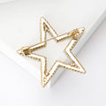 Alloy Rhinestone Hollow Star Brooch For Women's Clothing Accessories view 3
