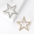 Alloy Rhinestone Hollow Star Brooch For Women's Clothing Accessories view 1
