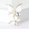 Alloy Matte Enamel Butterfly Brooch For Women's Clothing Accessories view 2