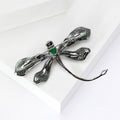 Alloy Green Dragonfly Pendant Brooch For Fashion Clothing Accessories view 3