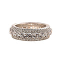 European Unisex Hip Hop Full Pave Ring, New Trendy Street Fashion Statement Finger Jewelry view 5