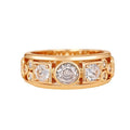 New Geometric Round Square Statement Ring Heavy Workmanship Status Symbol Finger Jewelry view 5