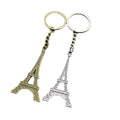 Metal Eiffel Tower Pendant Keychain Travel Gift Bag Charm view 5