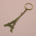 Metal Eiffel Tower Pendant Keychain Travel Gift Bag Charm view 6