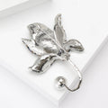Alloy Pearl Crystal Orchid Brooch Pin For Dresses And Suits view 3