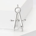Alloy Compass Brooch Pin For Creative Casual Clothing Accessories view 2