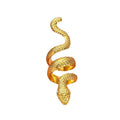 Long Cool Men's Snake Pattern Ring Punk Metal Animal Exaggerated Open Adjustable Ring view 5