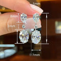 Fashion High Quality Large Teardrop Earrings Korean Bridal Charm Dangle Earrings For Women view 4