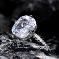 Greek Niche Rock Candy Ring Classic Square Zircon Engagement Proposal Jewelry view 2