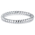 Twisted Circle Index Finger Ring, Cross Border Hip Hop Minimalist Plain Band Fashion Pinky Ring view 5