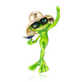 Alloy Frog Model Brooch For Casual Clothing And Animal Decoration view 5
