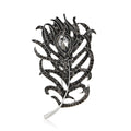 Alloy Peacock Feather Brooch Pin For Suit And Dress Accessories view 5