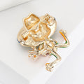 Alloy Enamel Frog Prince Brooch Animal Lapel Pin For Apparel view 3