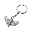Zinc Alloy Moth Skull Keychain For Gothic Bag Charm view 5