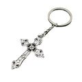 Metal Minimalist Cross Keychain For Key Ring Gift view 5