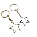 Metal Simple Five Point Star Keychain Bag Charm view 5