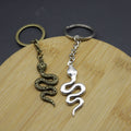 Zinc Alloy Snake Keychain Minimalist Animal Key Ring Gift view 4
