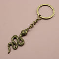Zinc Alloy Snake Keychain Minimalist Animal Key Ring Gift view 6
