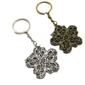 Zinc Alloy Flower Shape Keychain Bag Charm Gift view 5