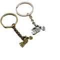 Metal Motorcycle Shape Keychain Rider Bag Charm Gift view 5