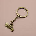 Metal Motorcycle Shape Keychain Rider Bag Charm Gift view 6
