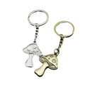 Metal Minimalist Mushroom Keychain For Bag Charm Gift view 5