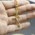 Metal Minimalist Tree Branch Keychain Bag Charm Gift Key Ring view 4