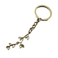 Metal Minimalist Tree Branch Keychain Bag Charm Gift Key Ring view 5