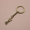 Metal Shooting Star Keychain Bag Charm Gift view 6