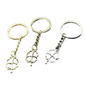 Zinc Alloy Four Leaf Clover Keychain For Lucky Gift – Antique Copper view 5