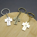 Metal Cross Pendant Keychain Bag Charm view 4