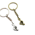 Metal Musical Note Keychain For Bag Charm Gift view 5
